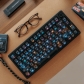 Advanced Gray 104+47 Fog Transparent PC Pad Printing ai3D Keycaps Set Cherry Profile for Mechanical Keyboard